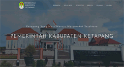 Desktop Screenshot of ketapangkab.go.id