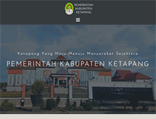 Tablet Screenshot of ketapangkab.go.id